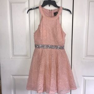 LIGHT PINK HOMECOMING DRESS